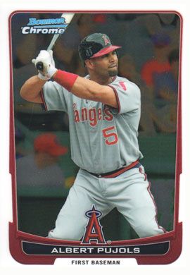 2012 Bowman Chrome #107 Albert Pujols