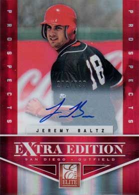 2012 Donruss Extra Edition Elite #156 Jeremy Baltz Autographed 