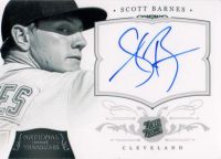 2012 Panini National Treasures #205 Scott Barnes Autograph