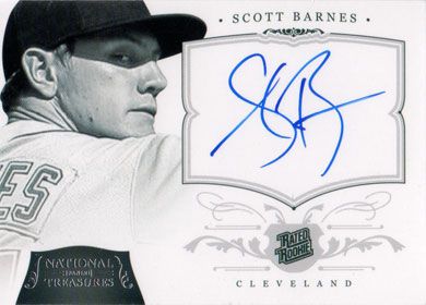 2012 Panini National Treasures #205 Scott Barnes Autograph