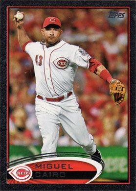 2012 Topps Black #268 Miguel Cairo