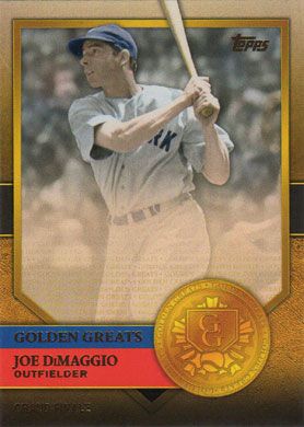 2012 Topps Golden Greats #GG-23 Joe DiMaggio 