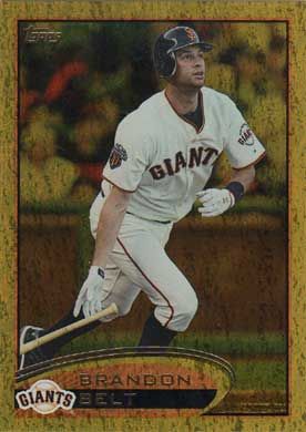 2012 Topps Gold Sparkle #141 Brandon Belt 