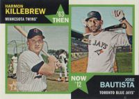 2012 Topps Heritage Then and Now #TN-KB H. Killebrew/J. Bautista 