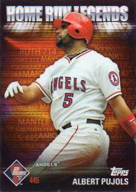 2012 Topps Prime Nine Home Run Legends #HRL-9 Albert Pujols