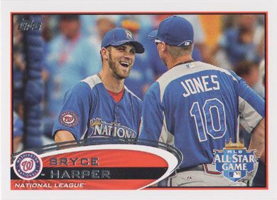 2012 Topps Update #US299 Bryce Harper All-Star SP Variant