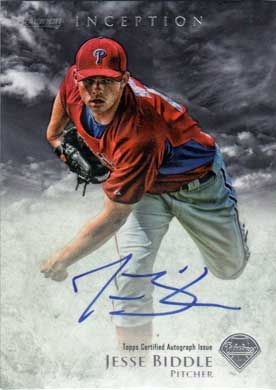 2013 Bowman Inception Prospect Autographs #PA-JBI Jesse Biddle 