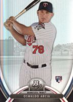 2013 Bowman Platinum #32 Oswaldo Arcia