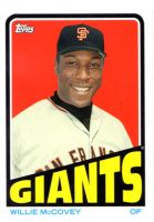 2013 Topps Archives 1972 Basketball Design #72B-WM Willie McCovey 