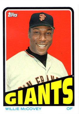 2013 Topps Archives 1972 Basketball Design #72B-WM Willie McCovey 