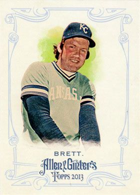 2013 Topps Allen & Ginter #317 George Brett SP 