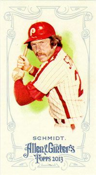 2013 Topps Allen & Ginter Mini #143 Mike Schmidt 