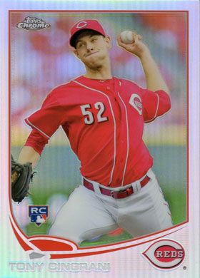 2013 Topps Chrome Refractor #171 Tony Cingrani