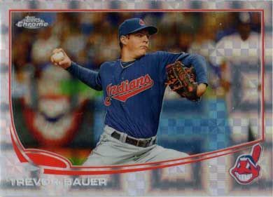 2013 Topps Chrome X-Fractor #9 Trevor Bauer 