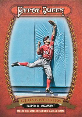 2013 Topps Gypsy Queen Glove Stories #GS-BH Bryce Harper 