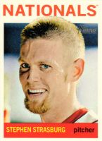 2013 Topps Heritage #480 Stephen Strasburg SP 