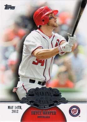 2013 Topps Making Their Mark #MM-19 Bryce Harper 