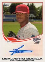 2013 Topps Pro Debut Autographs #PDA-LB Lisalverto Bonilla 