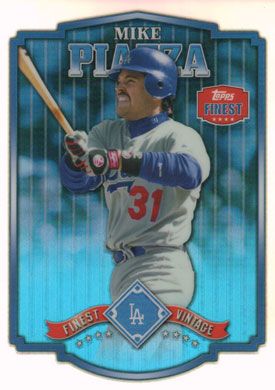 2014 Finest Vintage Refractors #FV-MP Mike Piazza