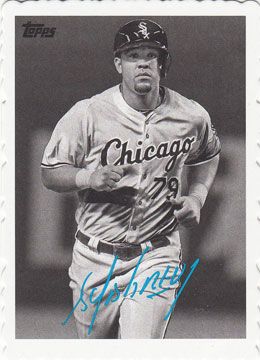 2014 Topps Archives 69 Deckle Minis #JAB Jose Abreu 