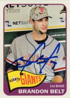 2014 Topps Heritage #360 Brandon Belt Autographed