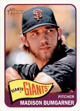 2014 Topps Heritage #428 Madison Bumgarner SP