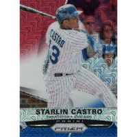 2015 Panini Prizm Prizms Red White and Blue Mojo #139 Starlin Castro