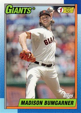 2015 Topps Archives 90s #1 Draft Picks #90DPIMB Madison Bumgarner