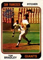 2015 Topps Buyback 1974 #455 Tom Bradley