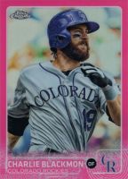 2015 Topps Chrome Pink Refractor #77 Charlie Blackmon