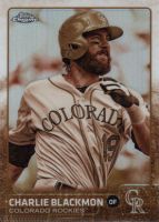 2015 Topps Chrome Sepia Refractor #77 Charlie Blackmon