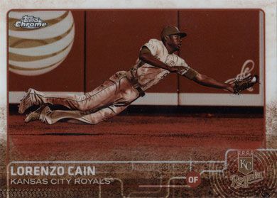 2015 Topps Chrome Sepia Refractor #176 Lorenzo Cain