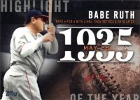 2015 Topps Update Highlight of the Year #H-63 Babe Ruth