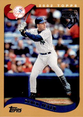 2017 Topps Archives Derek Jeter Retrospectives #DJ-10 2002