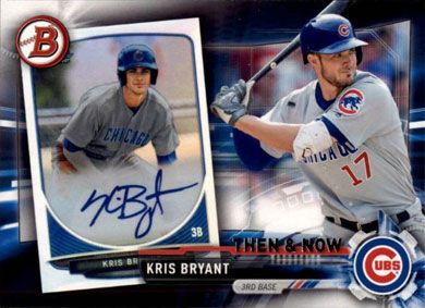 2017 Topps Bowman Then & Now #BOWMAN-3 Kris Bryant