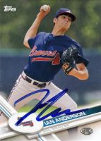 2017 Topps Pro Debut #36 Ian Anderson Autographed