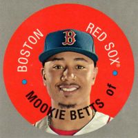 2017 Topps Heritage Discs #68TDC-9 Mookie Betts