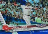 2017 Topps Opening Day Rainbow Foil Blue #34 David Ortiz