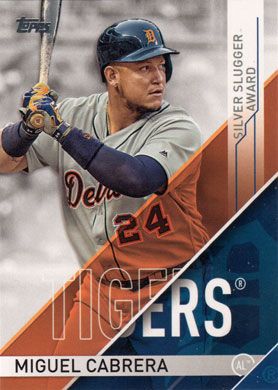 2017 Topps Silver Slugger Awards #SS-3 Miguel Cabrera