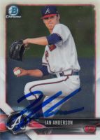 2018 Bowman Chrome Prospects #BCP83 Ian Anderson Autographed