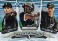 2018 Bowman Chrome Talent Pipeline Refractor #TP-CHW D. Cease/E. Jimenez/M. Kopech