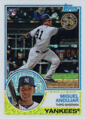 2018 Topps 83 Silver Pack Chrome #38 Miguel Andujar