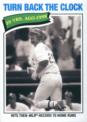 2018 Topps Archives #314 Mark McGwire Turn Back the Clock