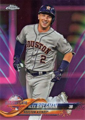 2018 Topps Chrome Update Pink Refractor #HMT82 Alex Bregman All-Star