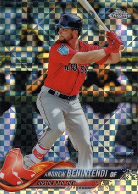 2018 Topps Chrome X-Fractor #151 Andrew Benintendi