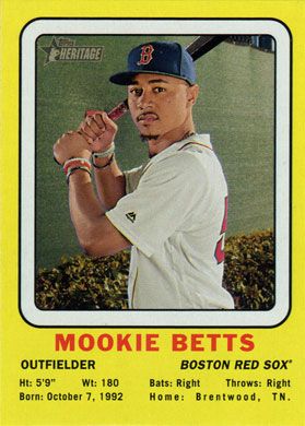 2022 Topps Commemorative Player Jersey Number Medallion #JNM-MB Mookie Betts