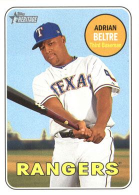 2018 Topps Heritage #463 Adrian Beltre SP