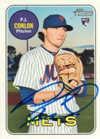 2018 Topps Heritage #560 P.J. Conlon Autographed