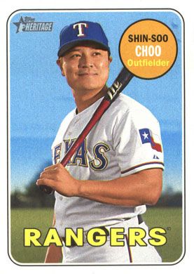 2018 Topps Heritage #454 Shin-Soo Choo SP