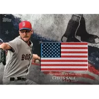 2018 Topps Independence Day U.S. Flag Relics #IDML-CA Chris Sale